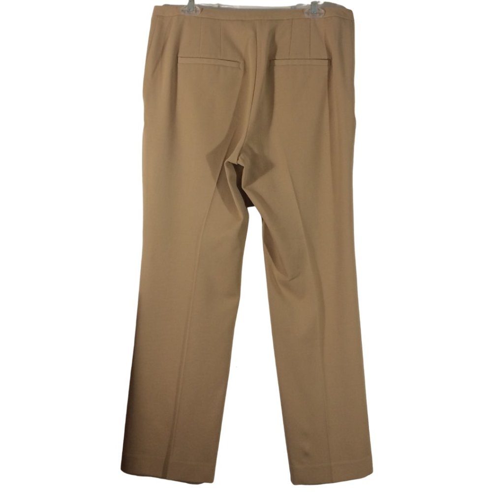 Chico's Tan Wide-Leg Trousers - Picture 3 of 6